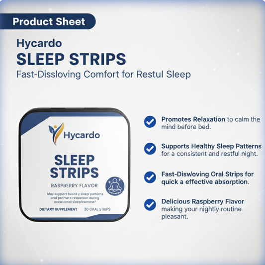 Hycardo Sleep Strips (Raspberry Flavor)